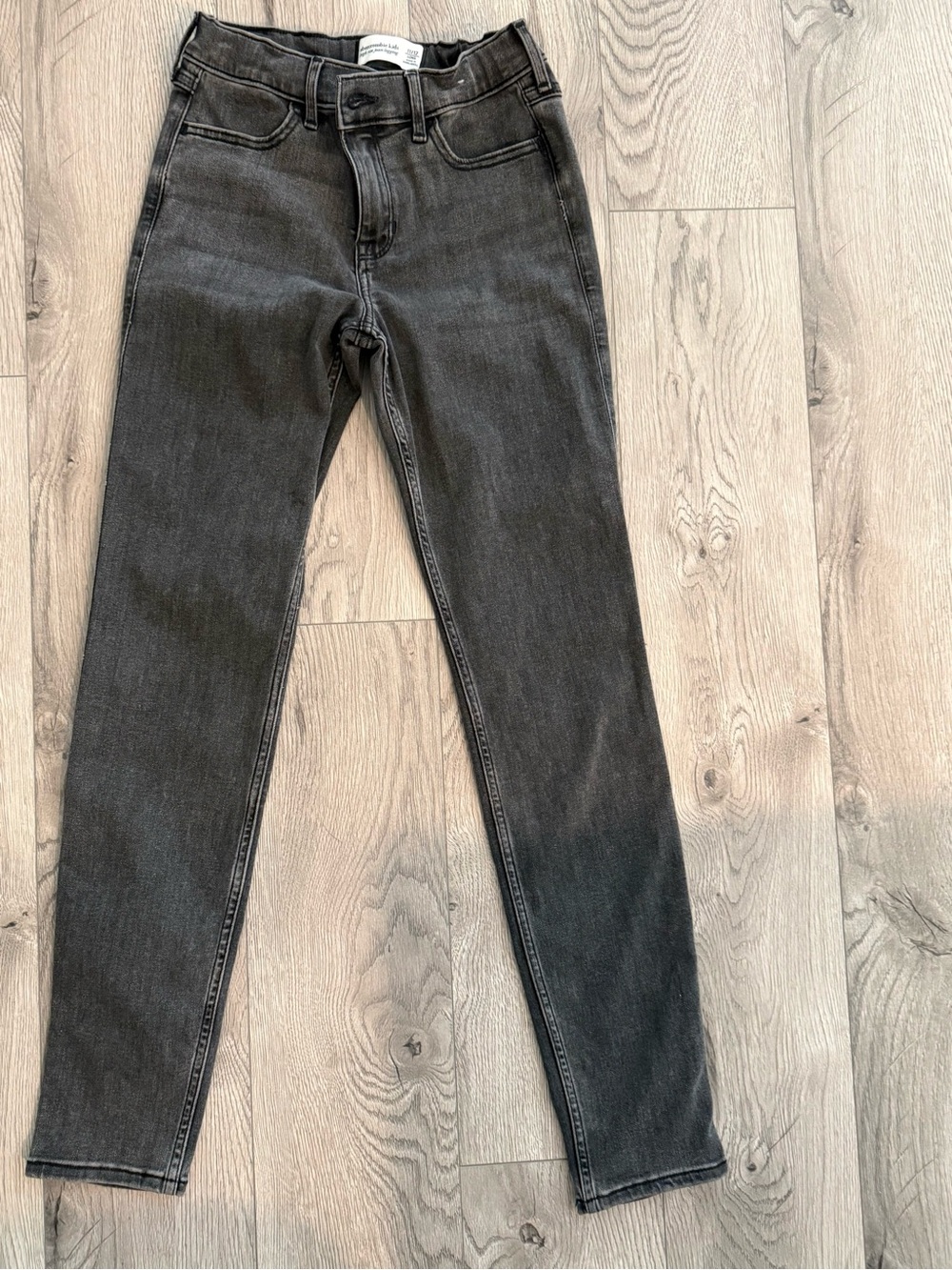 Abercrombie Kids Dark Charcoal Skinny Jeans